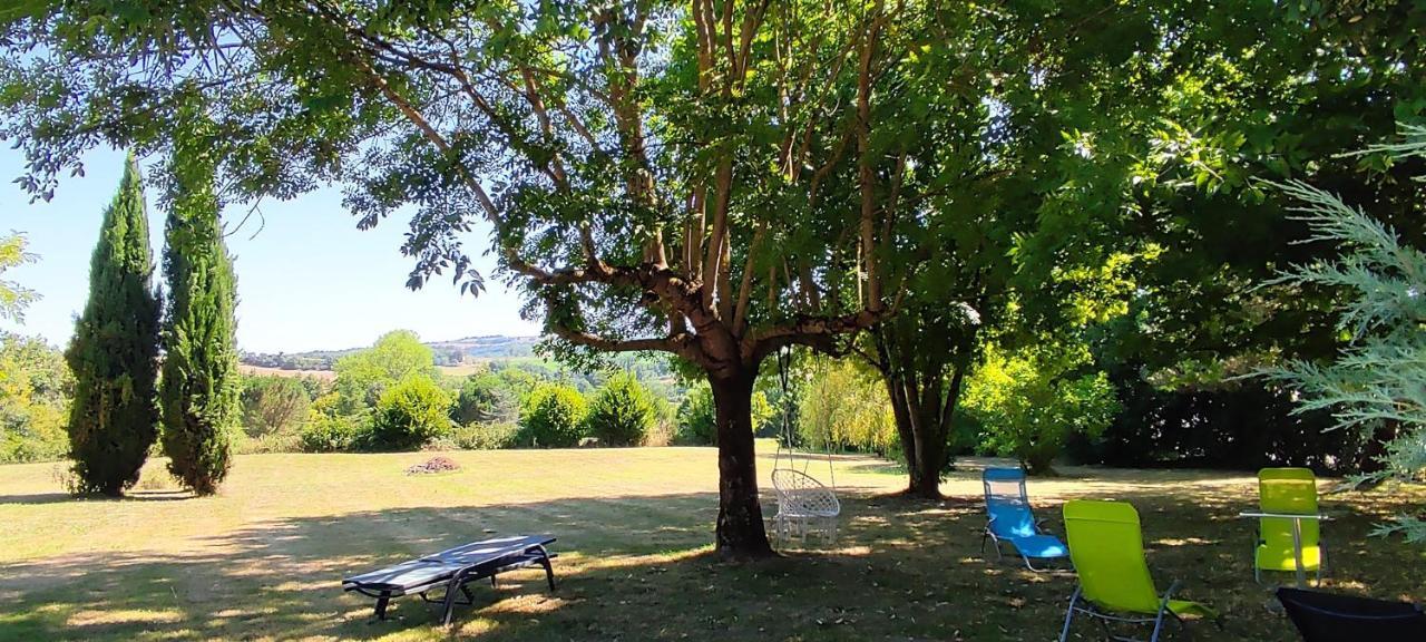 Domaine Les Garrigues Panzió Puygaillard-de-Quercy Kültér fotó