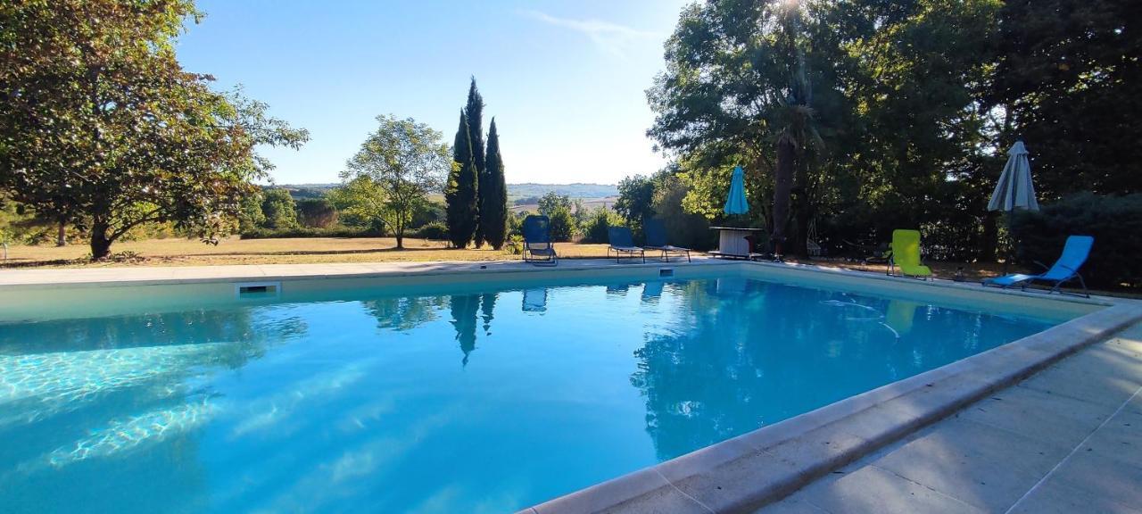 Domaine Les Garrigues Panzió Puygaillard-de-Quercy Kültér fotó